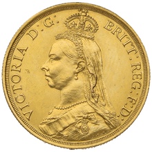 1887 £2 Coin Gold Double Sovereign