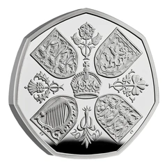 2022 Proof 50p Silver Coin Her Majesty Queen Elizabeth II Memorial Boxed
