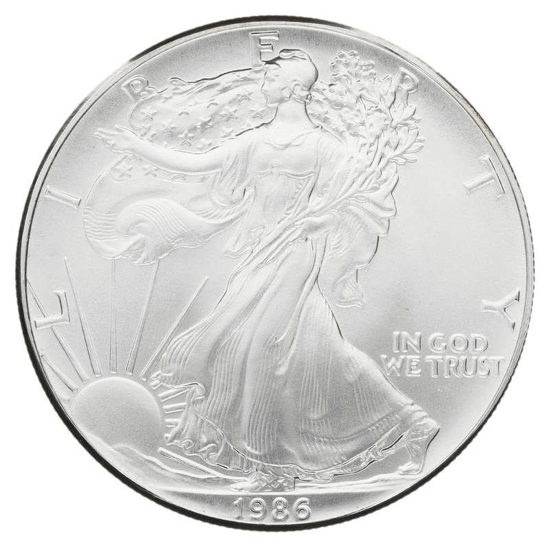1986 American Silver Eagle Coin 1oz