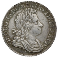 1723 George I Silver Shilling SCC