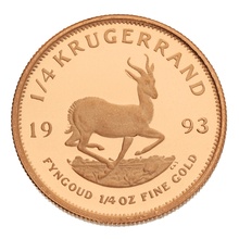 1993 Proof 1/4oz Krugerrand Gold Coin