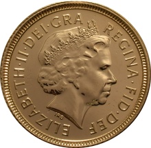2006 Gold Half Sovereign Elizabeth II Fourth Head
