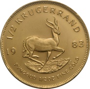 1983 1/2oz Krugerrand Gold Coin