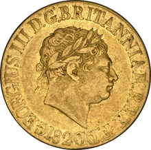 1820 Gold Sovereign Coin George III NGC XF45