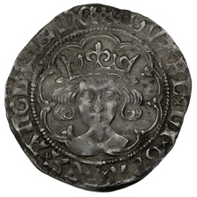 1477-1480 Silver Groat Fourpence Coin Edward IV mm Pierced Cross