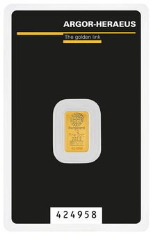 Argor-Heraeus 1g Gold Bullion Bar