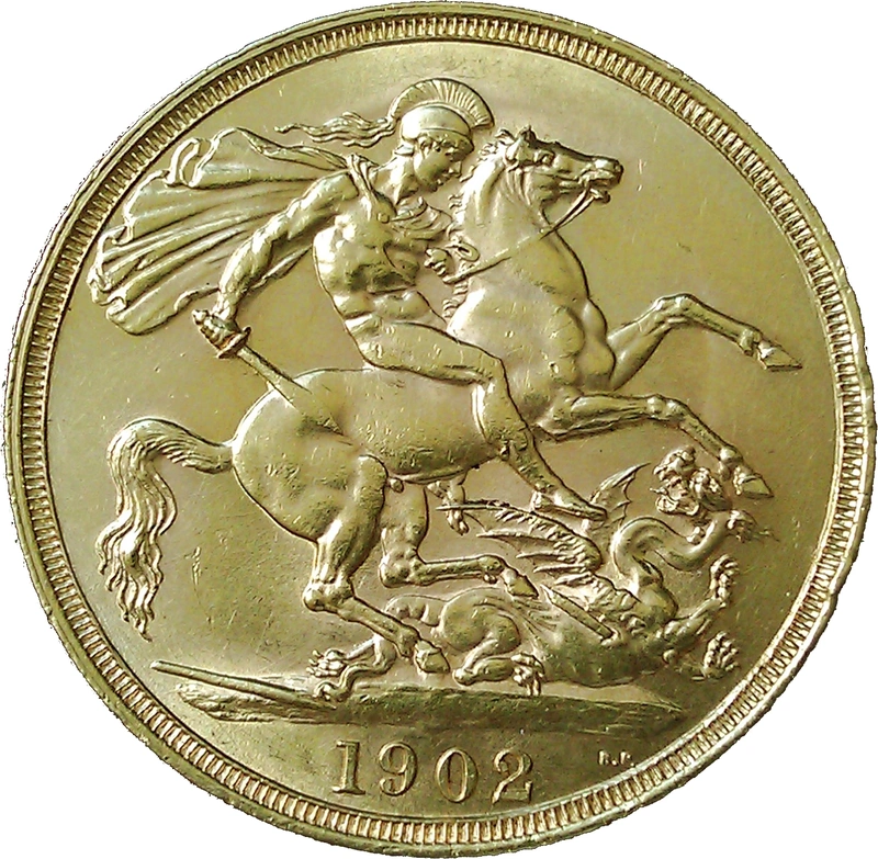 1902 £2 Coin Gold Double Sovereign Edward VII