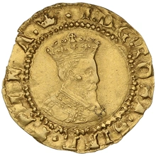 1607-1609 Gold Half Crown Coin James I Hammered mm Coronet