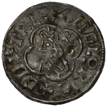 1016-1035 Cnut Silver Penny Hammered Quatrefoil Type Thetford Sumarlithr