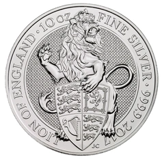 2017 10oz Lion of England Silver Coin Queen's Beasts