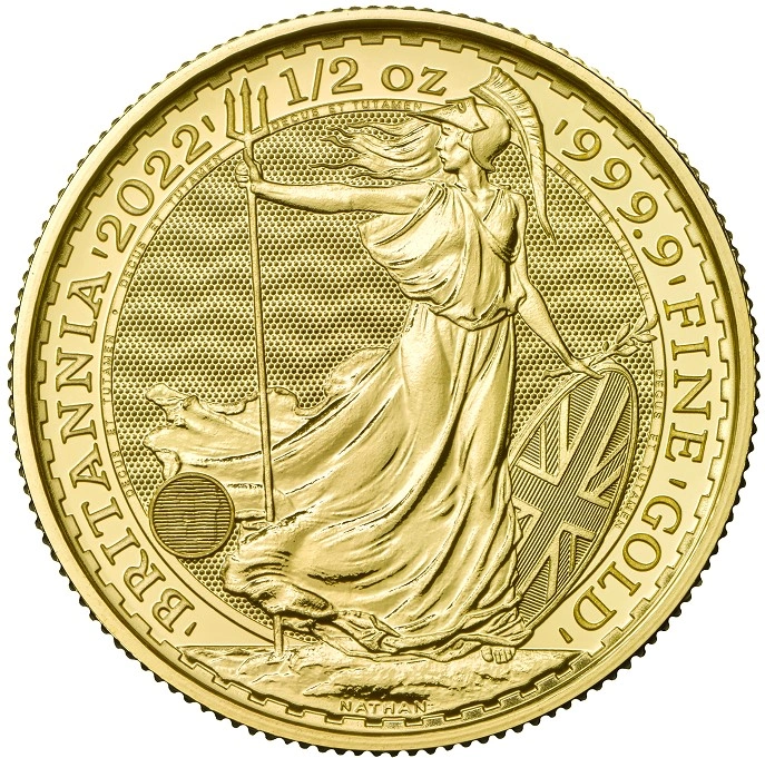 2022 1/2oz Gold Britannia Coin