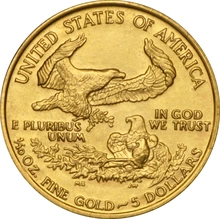1992 1/10oz American Eagle Gold Coin