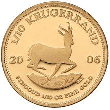 2006 Proof 1/10oz Krugerrand Gold Coin