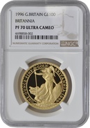 1996 Proof Gold Britannia Coin 1oz NGC PF70