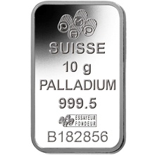 10g Palladium Bar PAMP Lady Fortuna