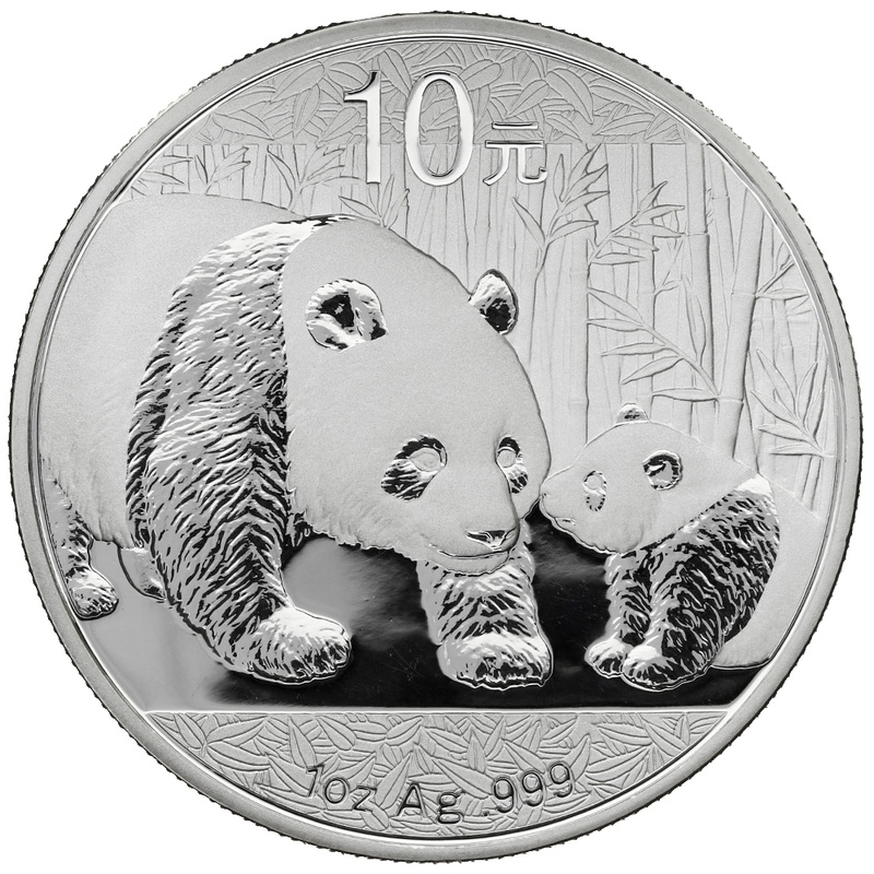 2011 1oz Chinese Panda Silver Coin