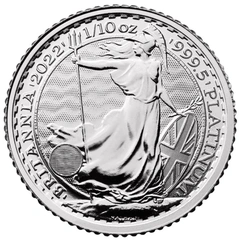 2022 1/10oz Platinum Britannia Coin
