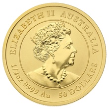 2020 Year of the Mouse Gold Coin 1/2oz Perth Mint Australian Lunar Series