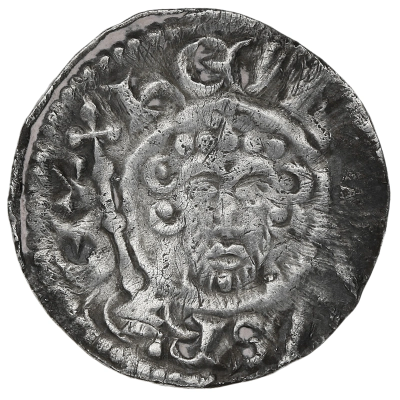 1199-1216 King John Silver Penny Hammered Rauf on London