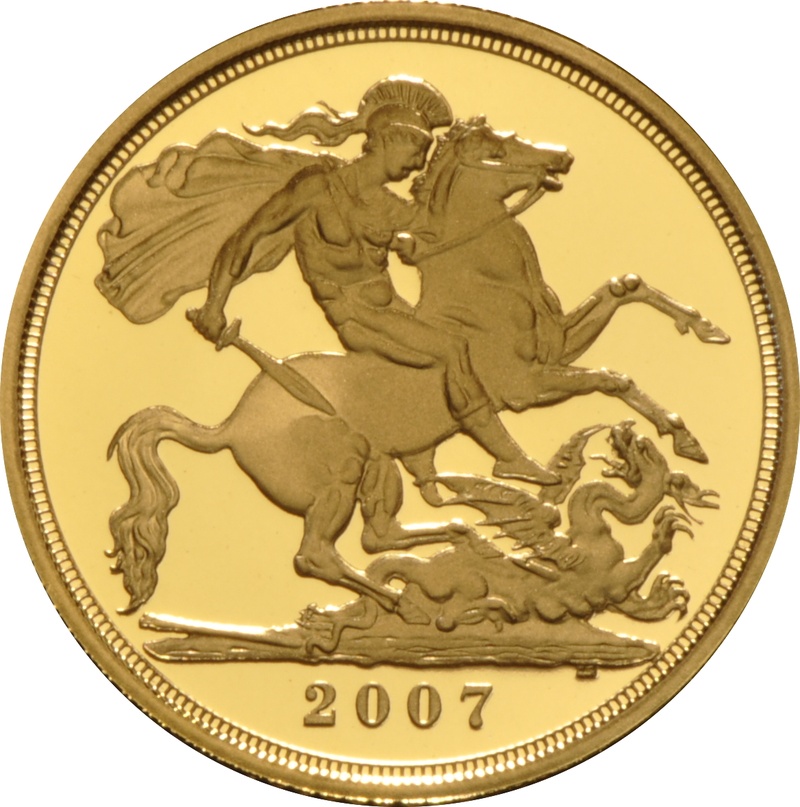 2007 Gold Proof Half Sovereign PCGS PR69