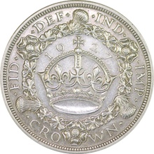 1927 Proof Silver Crown Coin George V Christmas Crown Extremely Fine