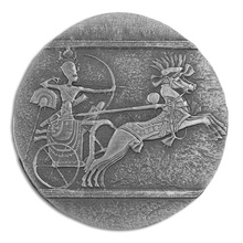 Egyptian Relics Chariot of War Silver Coin 5oz