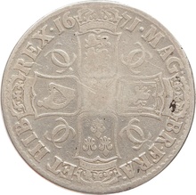1671 Charles II Silver Crown
