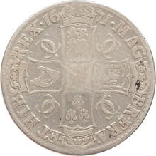 1671 Silver Crown Coin Charles II