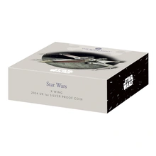 2024 1oz X-Wing Star Wars Proof Silver Coin Boxed