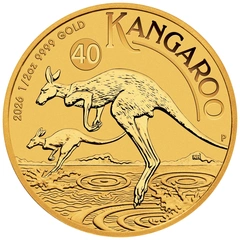 2026 1/2oz Australian Kangaroo Gold Nugget Coin
