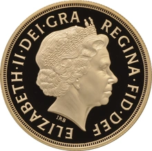 2003 Proof Gold £5 Coin Quintuple Sovereign