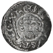 1199-1216 King John Silver Penny Hammered Rauf on London