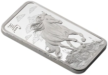 1oz Silver Bar 2026 Year of the Horse PAMP