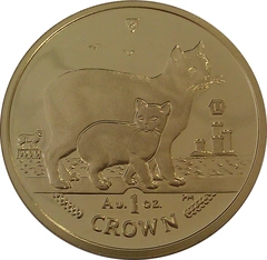 2012 Isle of Man Crown Gold Coin 1oz