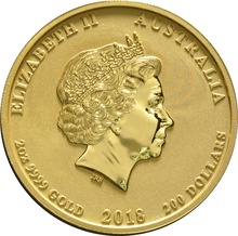 2018 2oz Perth Mint Year of the Dog Gold Coin