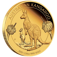 1/20oz Australian Kangaroo Gold Nugget Best Value