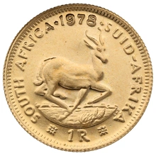 1978 R1 Gold Coin 1 Rand South Africa