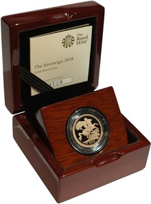 2018 Gold Proof Sovereign Boxed