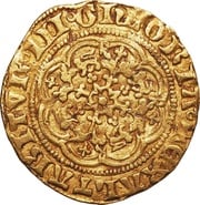 Quarter Noble Gold Coin Edward III Fine