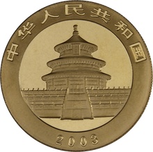 2003 1oz Chinese Panda Gold Coin