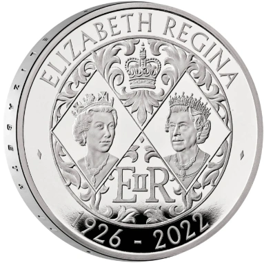 2022 Proof Silver Crown £5 Coin Her Majesty Queen Elizabeth II Boxed