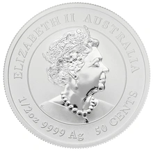 2020 Year of the Mouse Silver Coin 1/2oz Perth Mint Australian Lunar Series