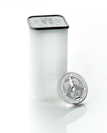 2019 2oz Falcon of the Plantagenets Silver Coin Queen's Beasts