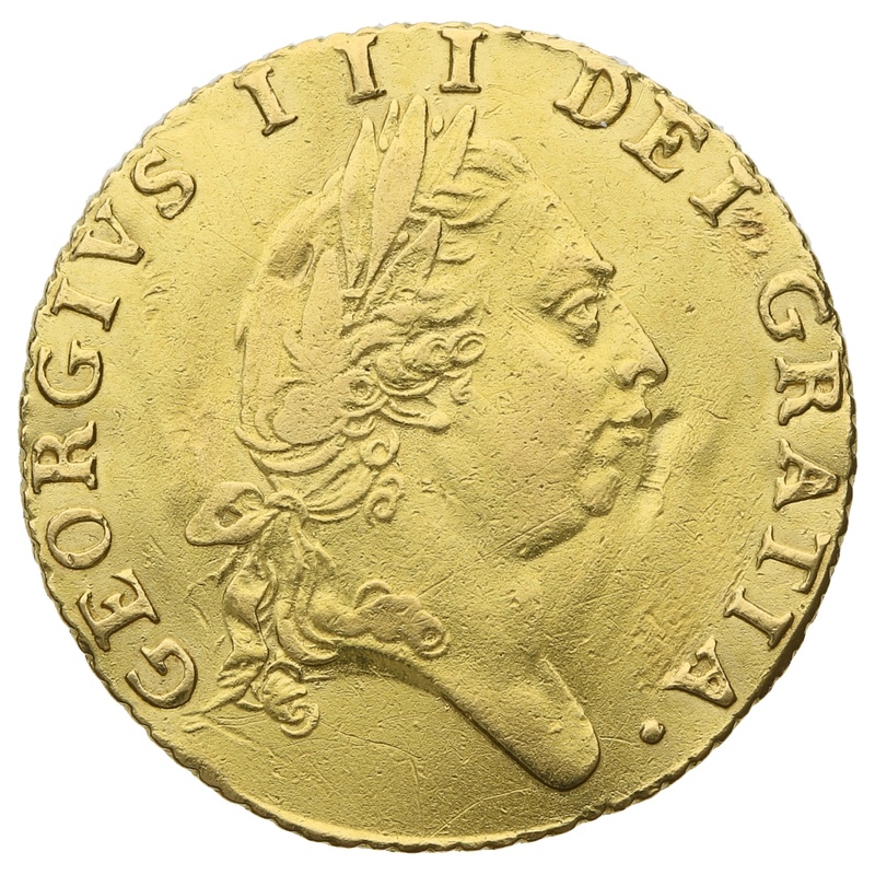 1788 George III Half Guinea Gold Coin