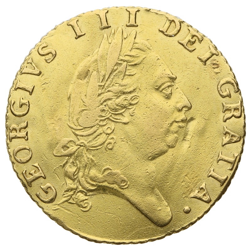 1788 Gold Half Guinea Coin George III