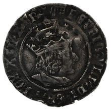 1509-1526 Silver Groat Fourpence Coin Henry VIII Hammered mm Portucullis