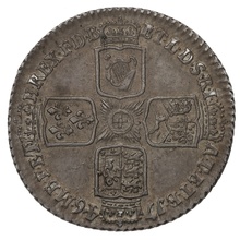 1746 George II Silver Sixpence "LIMA"