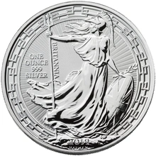 2019 1oz Silver Britannia Coin Oriental Border