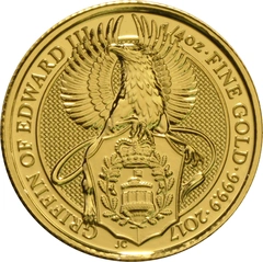 2017 1/4oz Griffin of Edward III Gold Coin Queen's Beasts