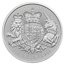 Second Hand 1oz Royal Mint Silver Coin CGT Free (£2)